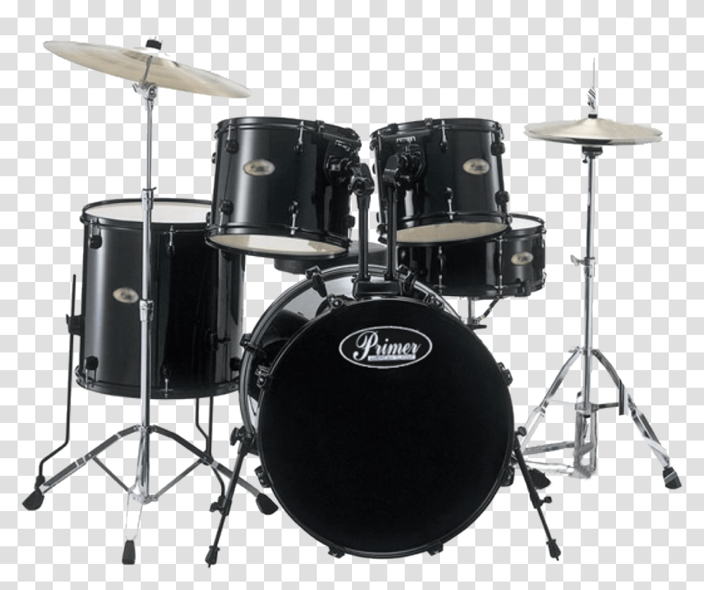 Pearl Black Drum Kit, Percussion, Musical Instrument Transparent Png