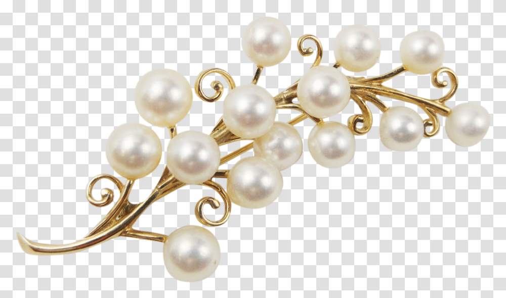 Pearl Brooch Gold And Pearl Background, Accessories, Accessory, Jewelry, Chandelier Transparent Png
