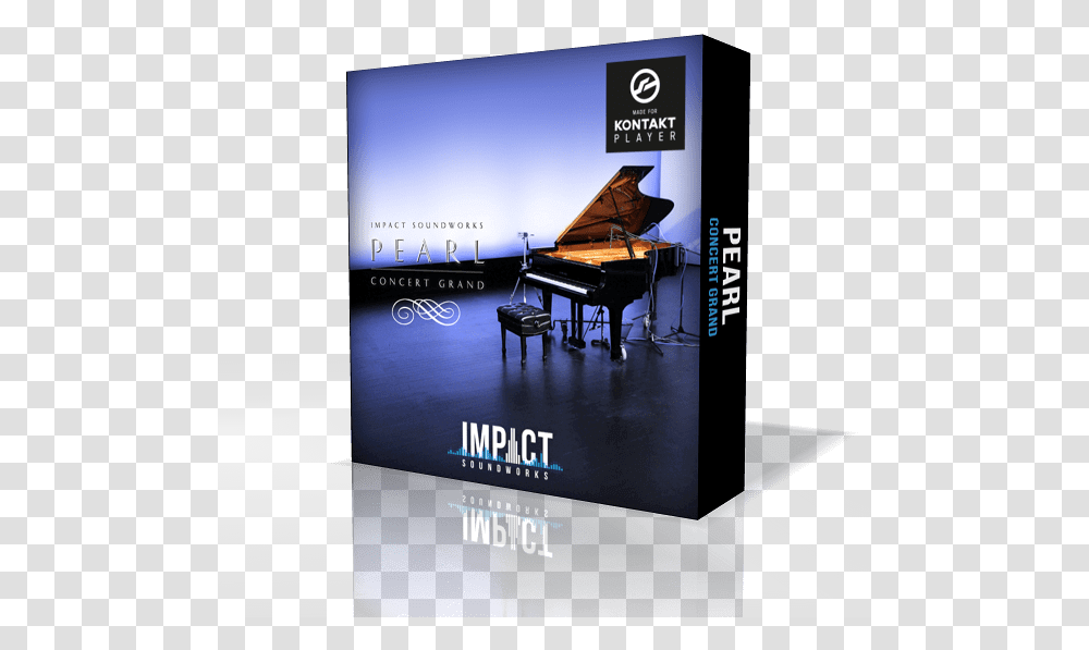 Pearl Concert Grand Impact Soundworks, Grand Piano, Leisure Activities, Musical Instrument, Monitor Transparent Png