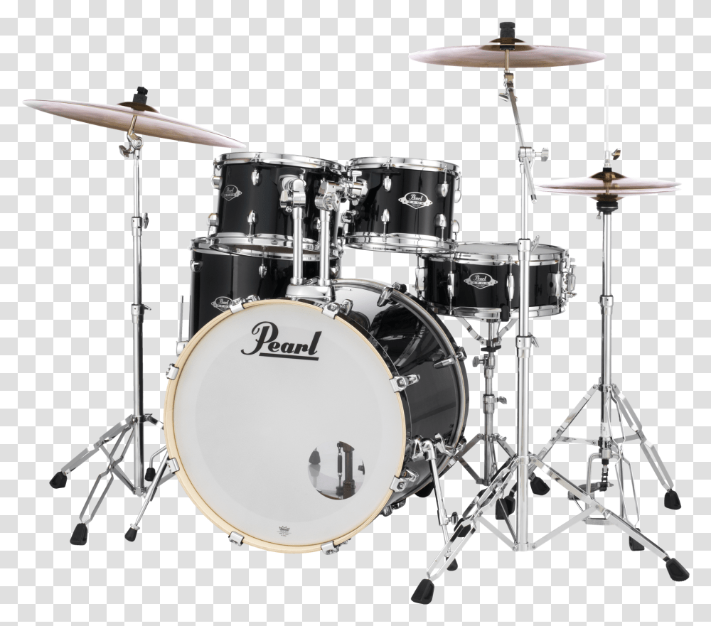 Pearl Export Plus 22in Fusion Plus 5 Piece Drum Kit, Percussion, Musical Instrument, Wristwatch Transparent Png