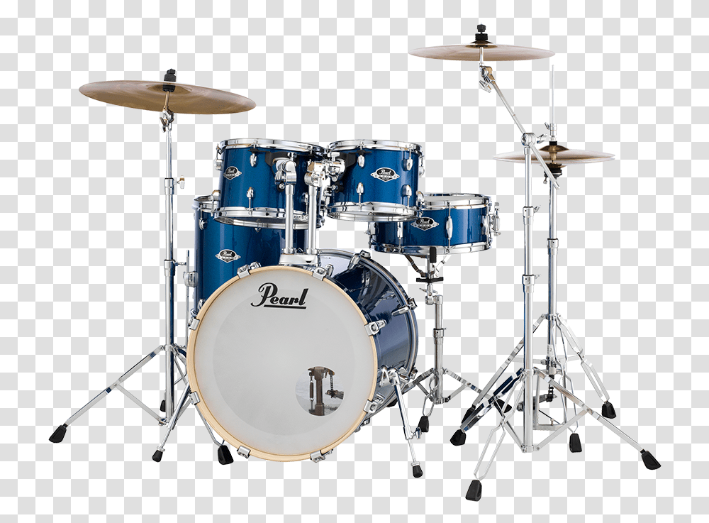 Pearl Export Series Drumset Blue Drum Pearl Exx Burgundy, Percussion, Musical Instrument, Wristwatch, Lamp Transparent Png