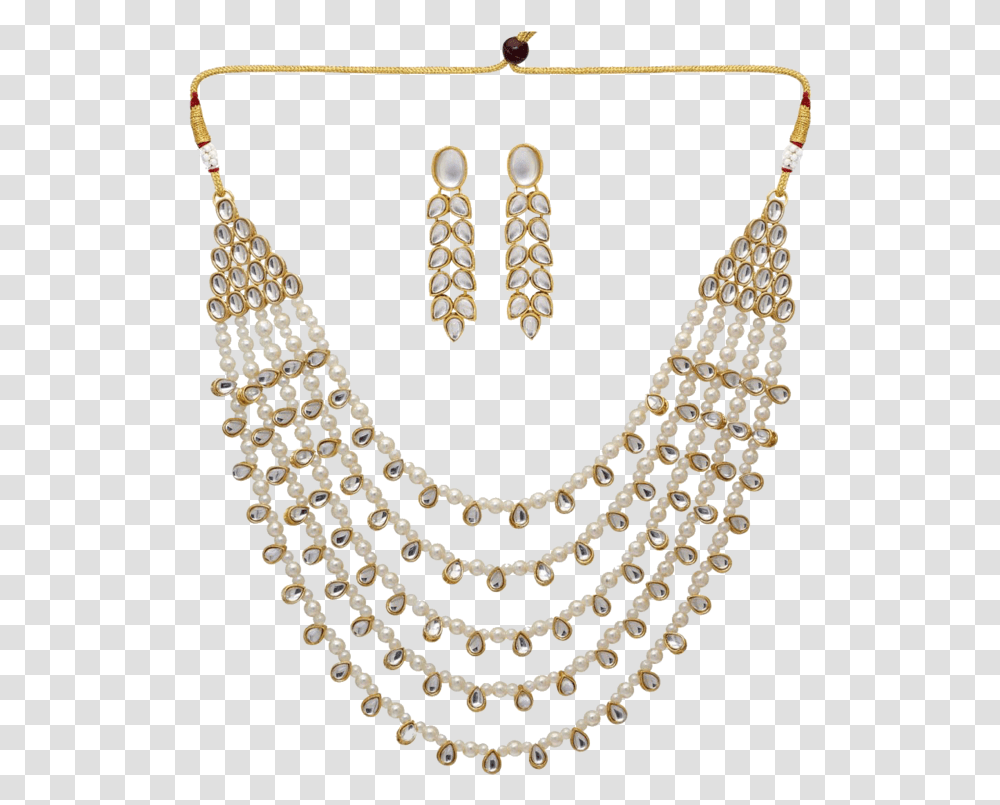 Pearl Gold Ear Single Chain, Necklace, Jewelry, Accessories, Accessory Transparent Png