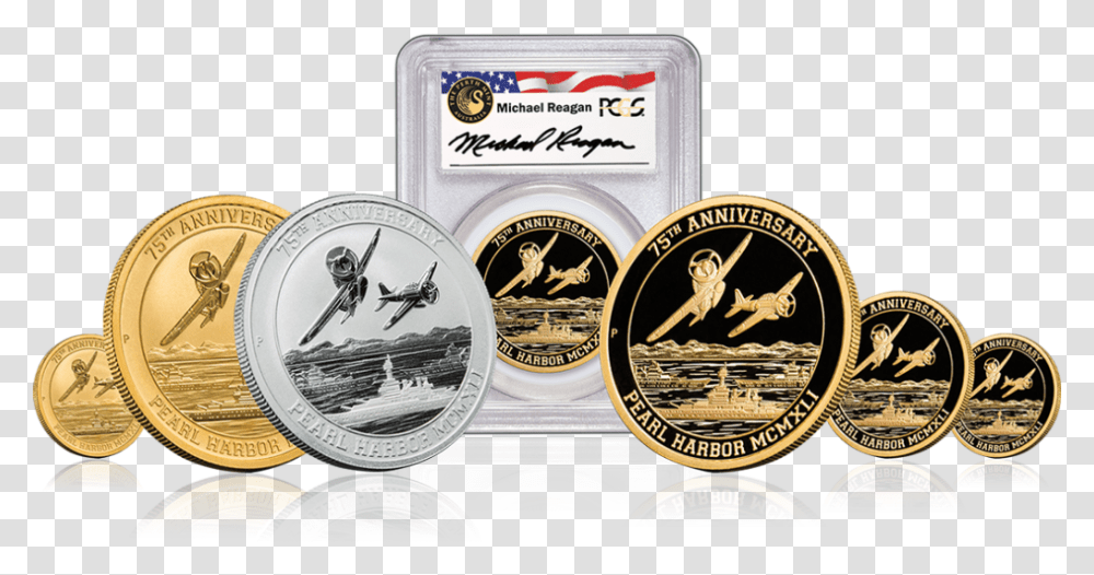 Pearl Harbor Gold Coin Series Exclusive To U Cash, Clock Tower, Architecture, Building, Logo Transparent Png