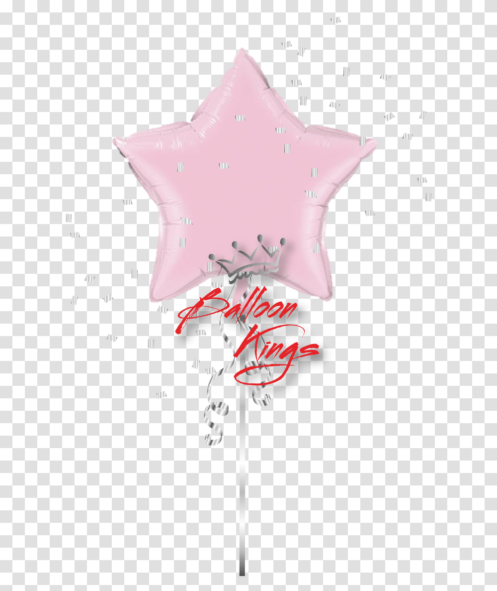 Pearl Pink Star Star Balloon, Pillow, Cushion, Star Symbol, Paper Transparent Png