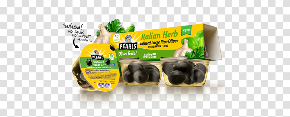 Pearls Olives Olive, Plant, Label, Produce, Food Transparent Png
