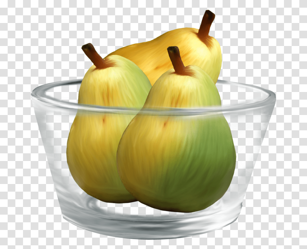 Pears In A Glass Bowl Clipart Bowl Of Pears Clip Art, Plant, Food, Vegetable, Fruit Transparent Png