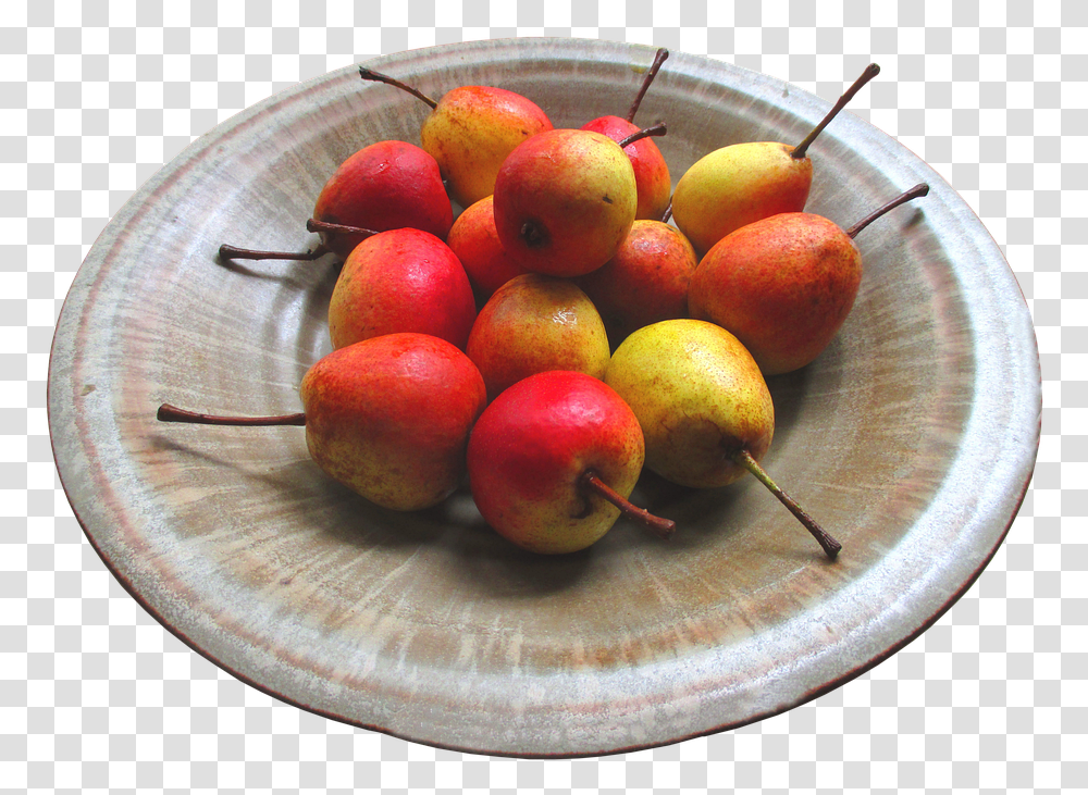 Pears Peanut Butter Fruit, Plant, Food, Apple, Dish Transparent Png