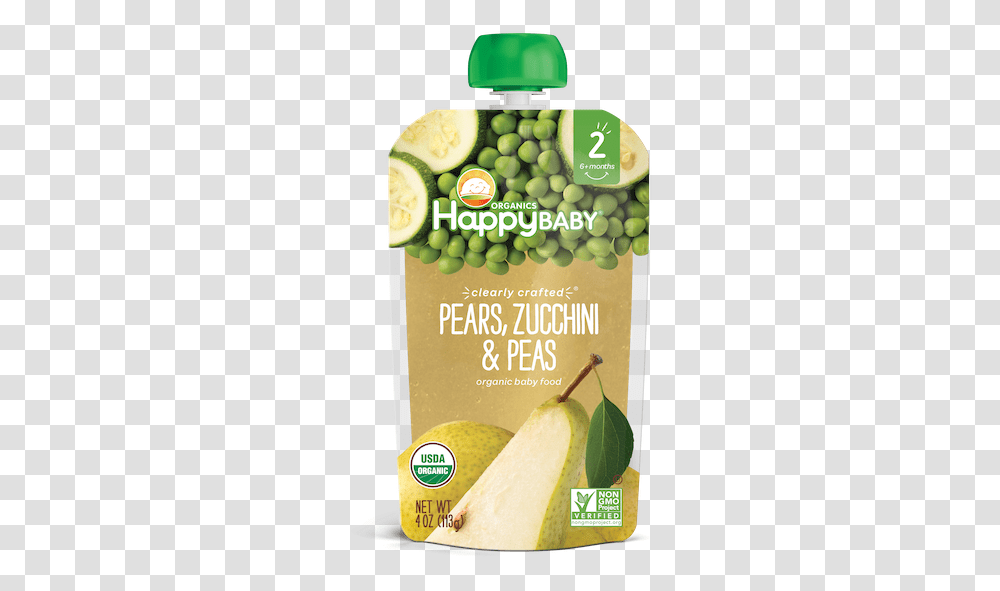 Pears Zucchini Amp PeasClass Fotorama Img Organic Baby Food Packaging, Plant, Fruit, Vegetable Transparent Png
