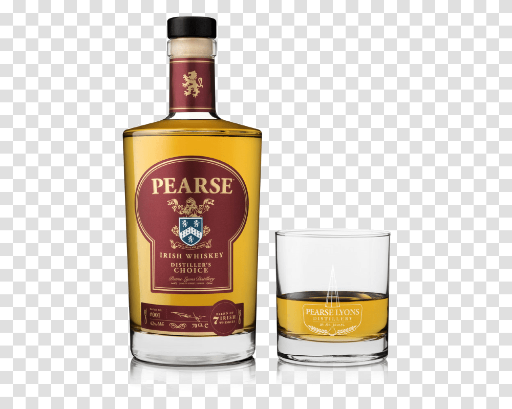 Pearse Distillers Choice Irish Whiskey Pearse Lyons Irish Whiskey, Liquor, Alcohol, Beverage, Drink Transparent Png