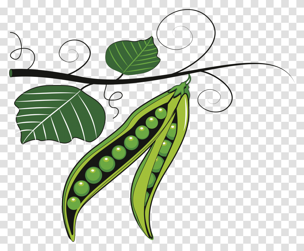 Peas Clipart Cute Green Peas Clip Art, Plant, Vegetable, Food, Leaf Transparent Png