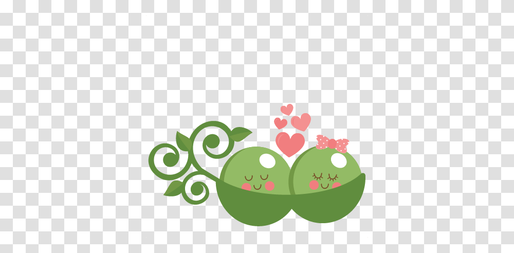 Peas In Love Scrapbook Cute Clipart, Floral Design, Pattern, Rug Transparent Png