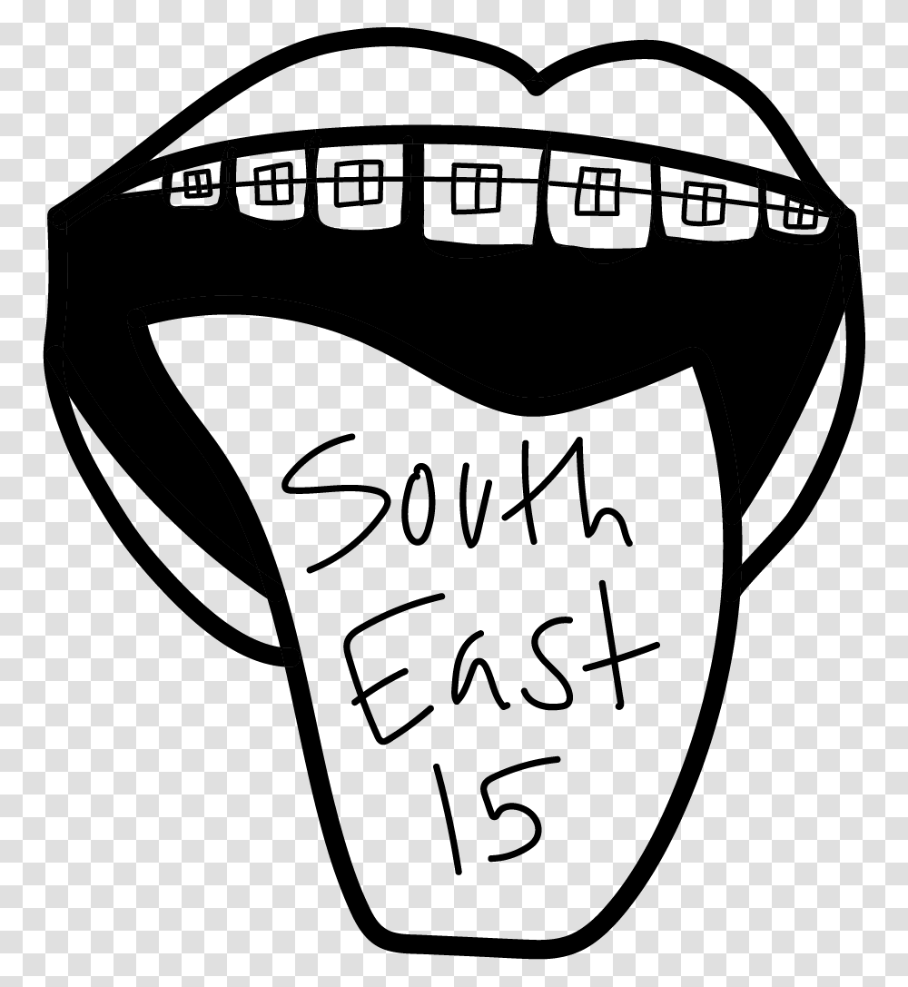 Peckham Tongue, Label, Stencil, Sticker Transparent Png