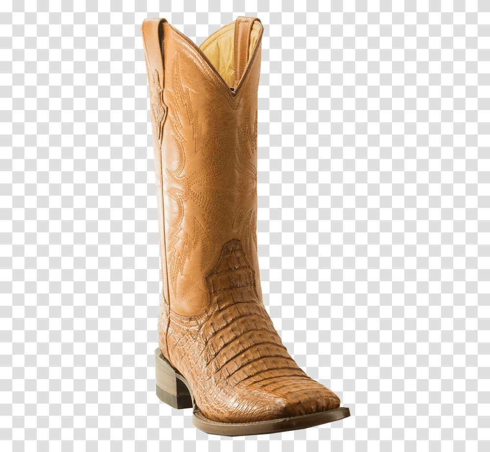 Pecos Bill Tan Caiman Western Boots Cowboy Boot, Apparel, Footwear Transparent Png