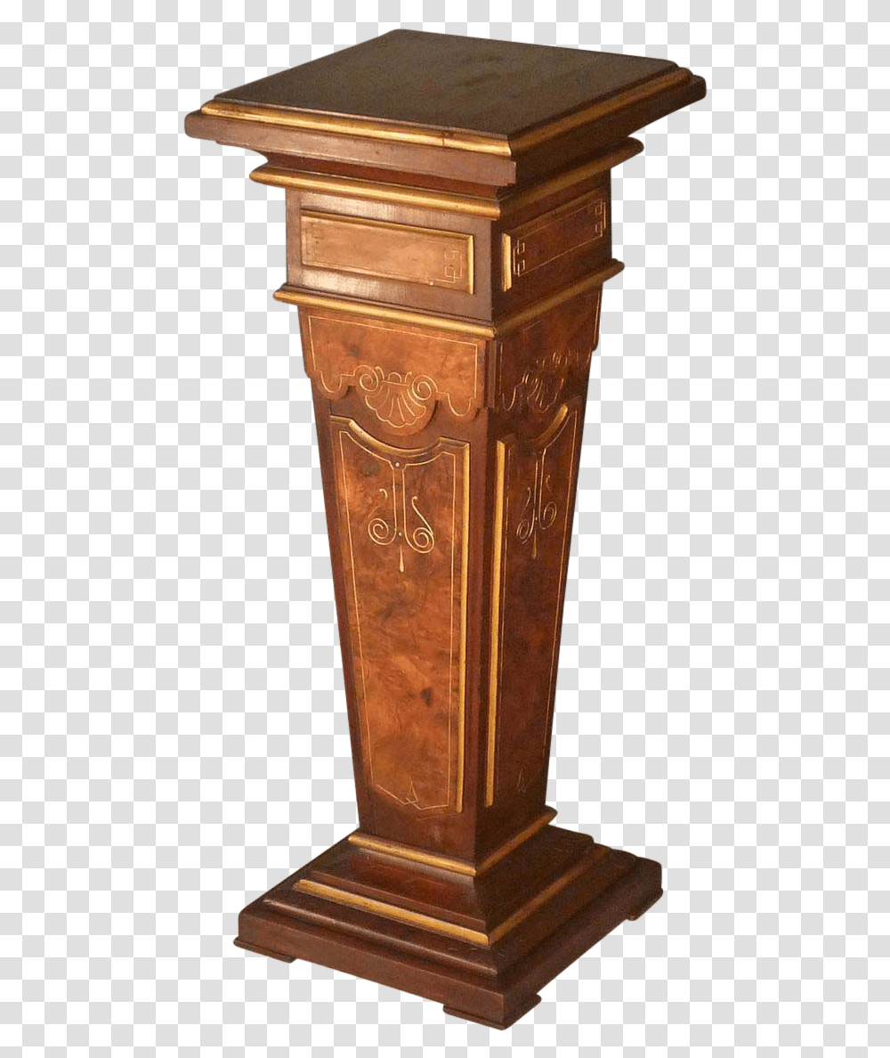 Pedestal File Pedestal, Mailbox, Letterbox, Bronze, Quiver Transparent Png