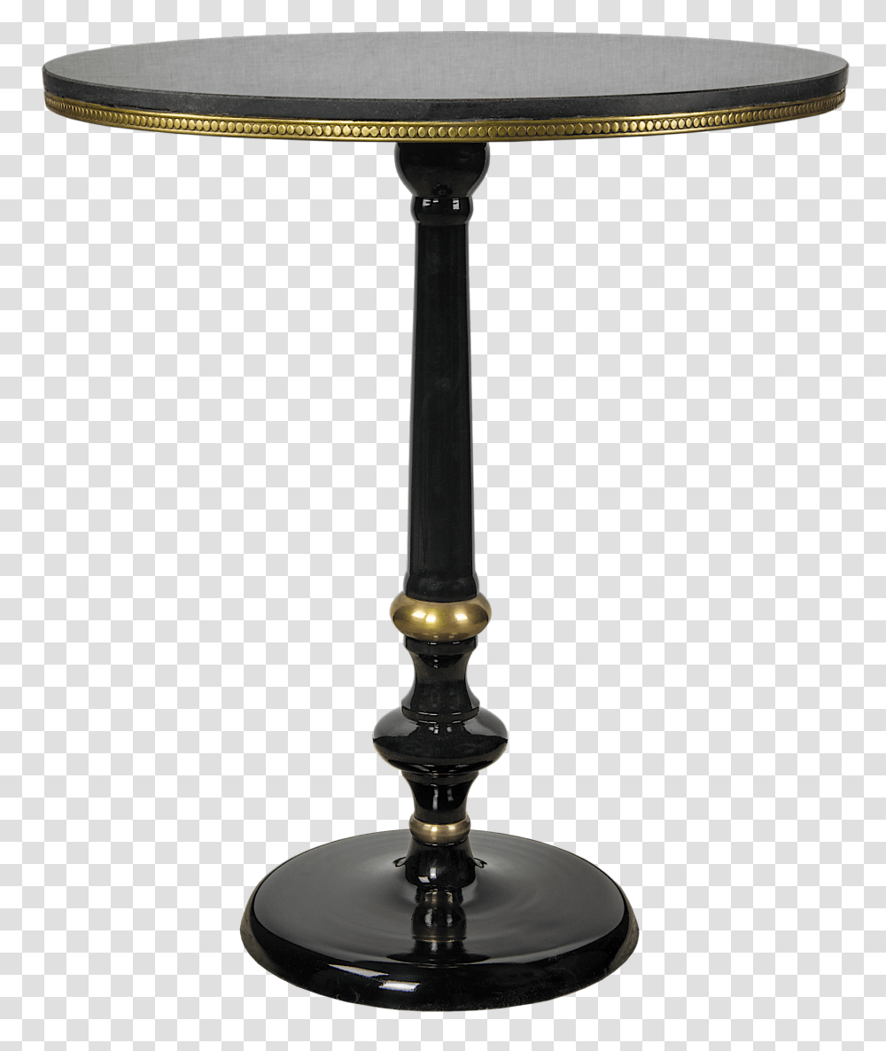 Pedestal Table Flaubert Rounded Black Marble Top, Lamp, Lampshade, Table Lamp Transparent Png