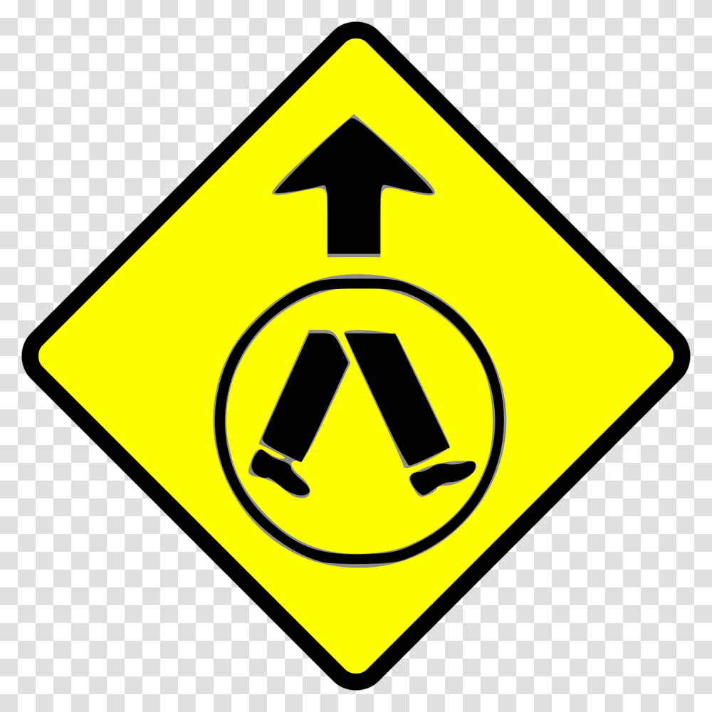 Pedestrian Crossing Sign Australia, Road Sign Transparent Png