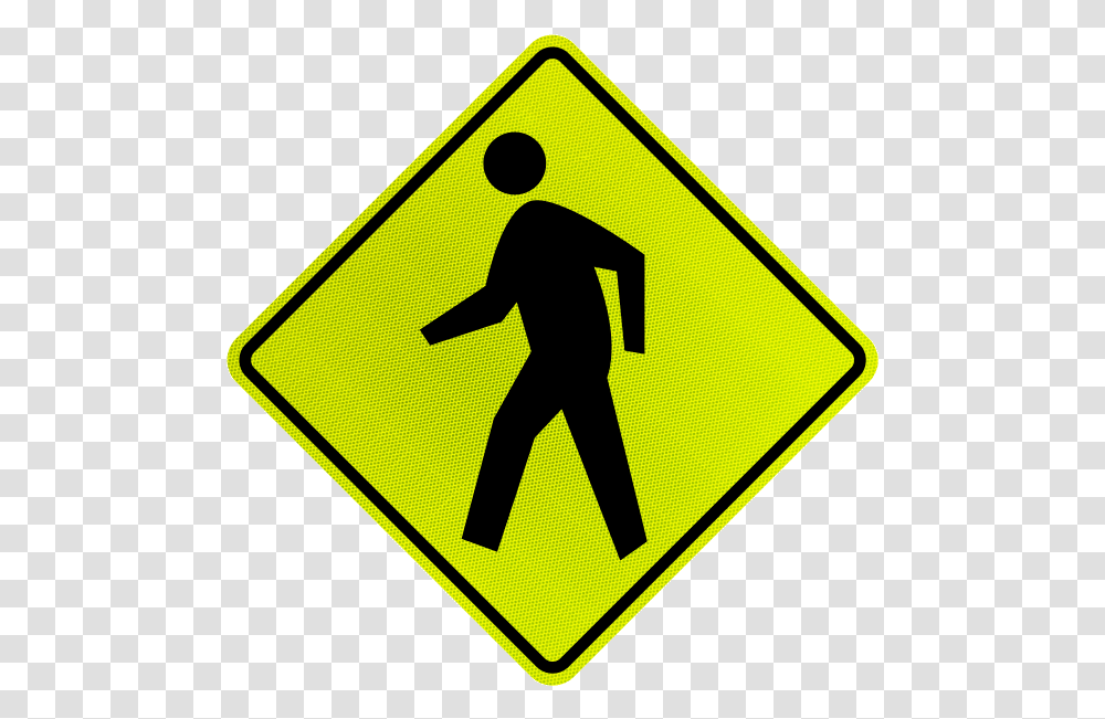 Pedestrian Crossing Sign Crosswalk Sign, Person, Human, Symbol, Road Sign Transparent Png