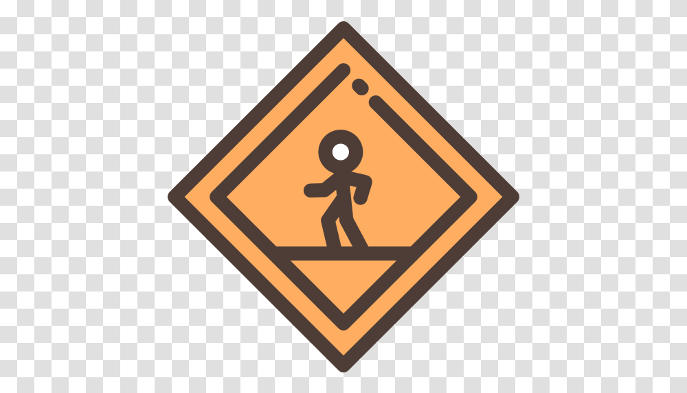 Pedestrian Icon Lion Cub Scout Logo, Road Sign, Symbol Transparent Png