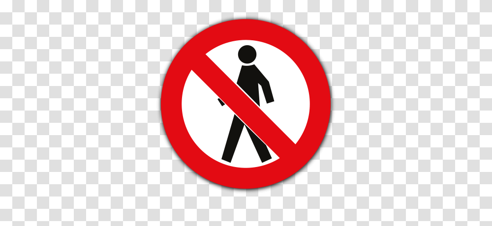 Pedestrians Prohibited Safety Sign Spear Labels Alberton, Road Sign, Stopsign Transparent Png