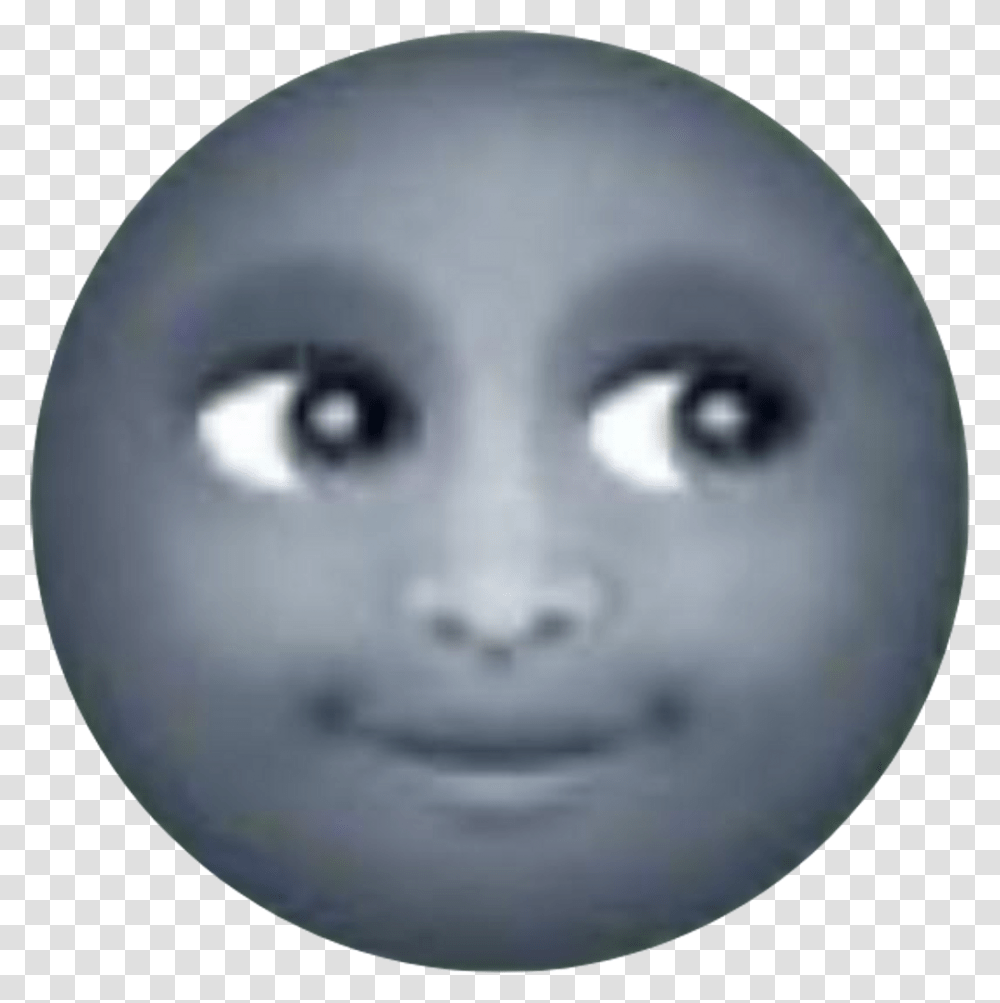 Pedo Moon Emoji Sticker Circle, Head, Alien, Disk, Sphere Transparent Png
