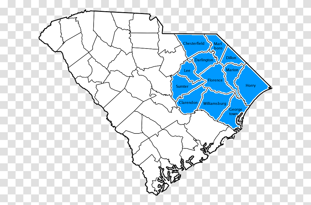Pee Dee Map Of South Carolina Camden, Diagram, Plot, Atlas Transparent Png