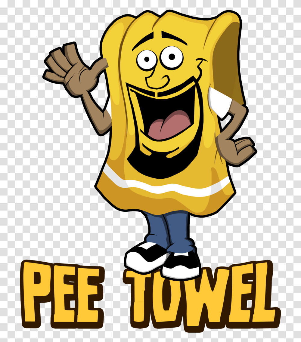 Pee Towel, Hand, Label Transparent Png
