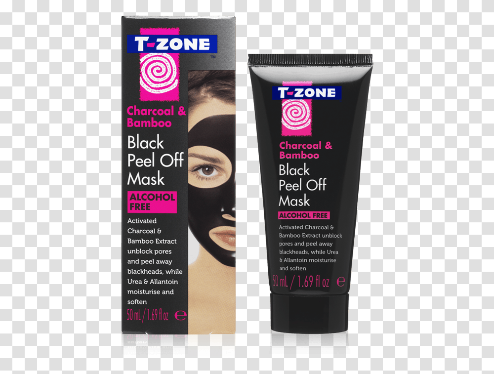 Peel Off Mask T Zone Charcoal Face Mask, Advertisement, Poster, Flyer, Paper Transparent Png