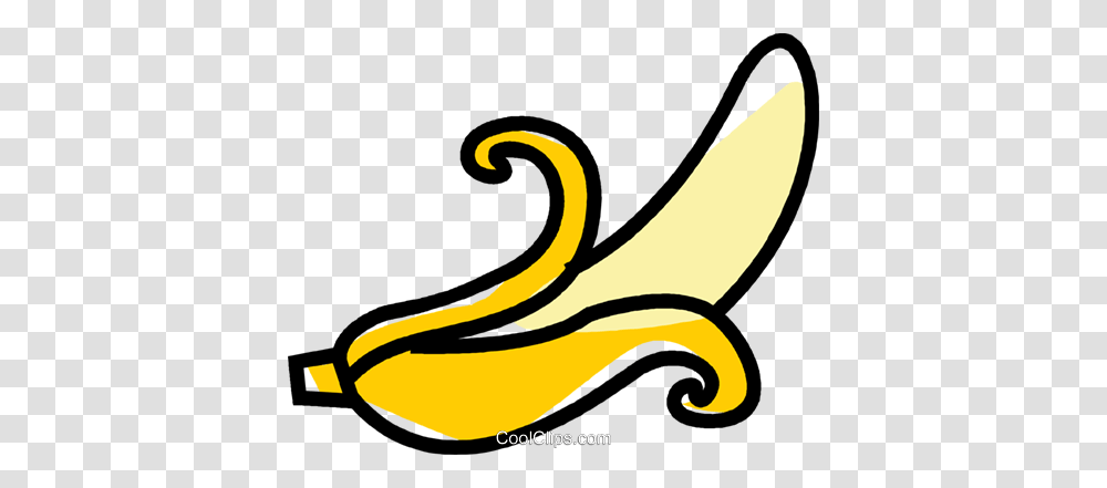 Peeled Banana Royalty Free Vector Clip Art Illustration, Animal, Snake, Reptile, Sea Snake Transparent Png