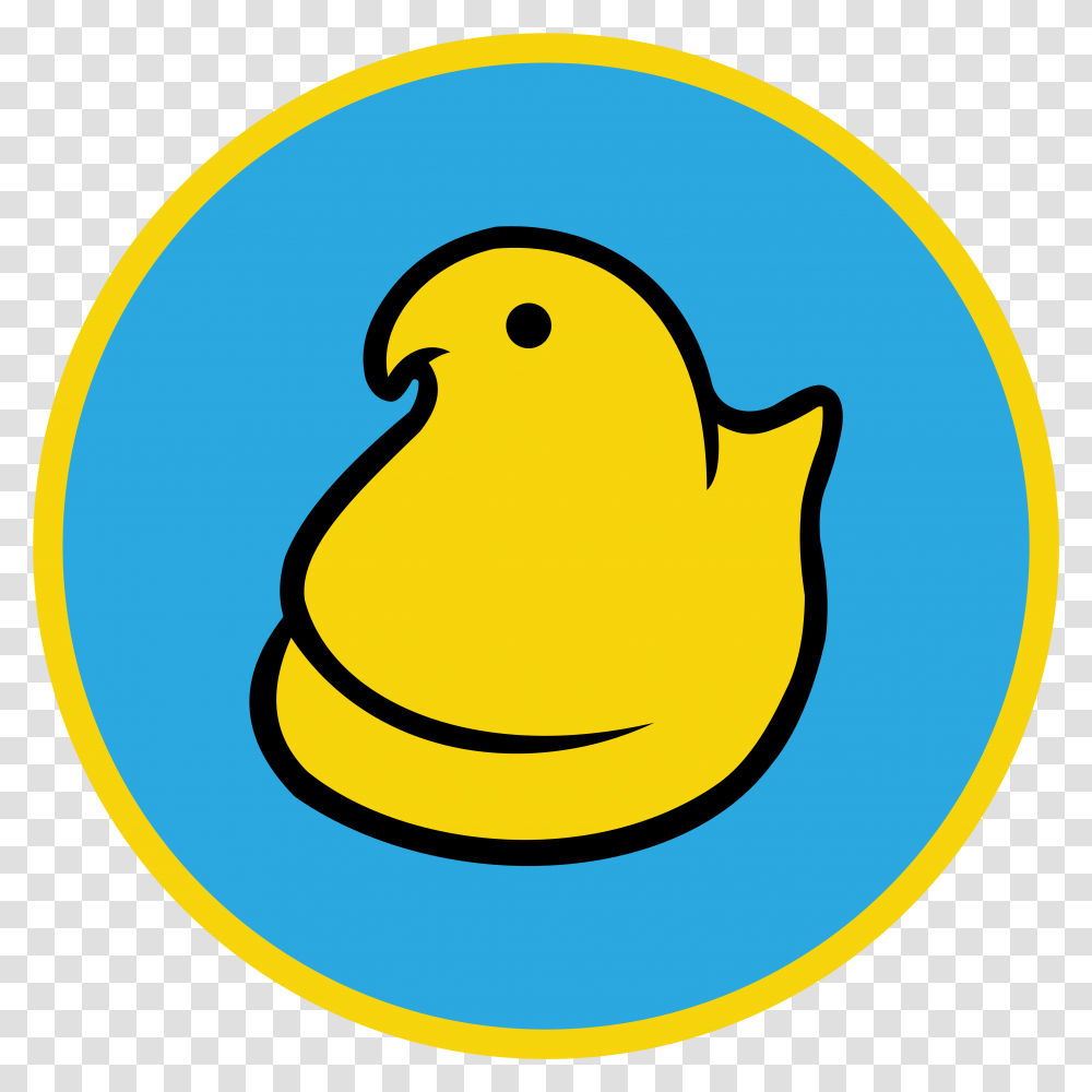 Peep Logo New 01 Riverchase Student Ministries Clip Art Peeps Logo, Bird, Animal, Text, Symbol Transparent Png