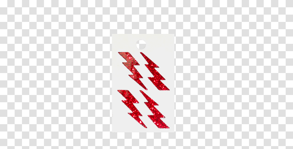 Pegable Lightning Bolt Glitter Stickers Red Pcs Per Sheet, Paper, Star Symbol Transparent Png