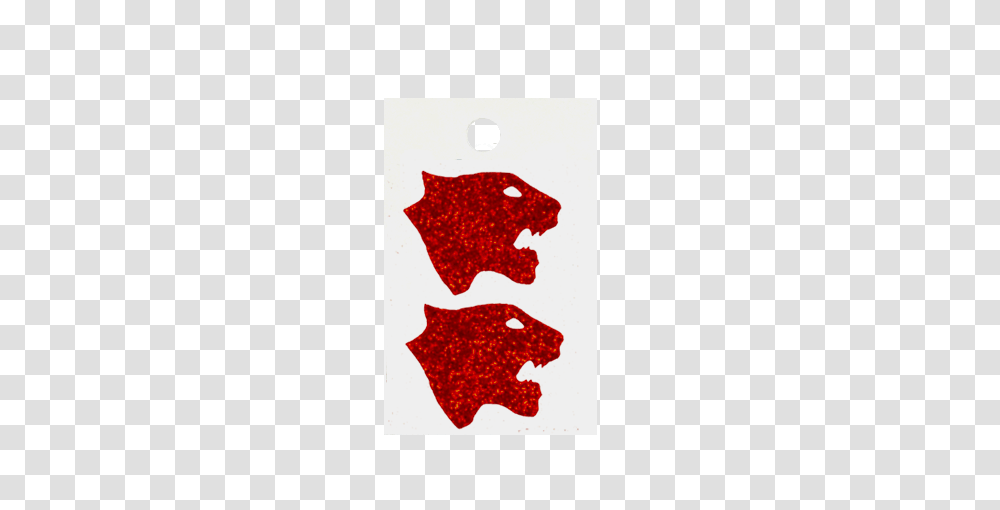 Pegable Panther Glitter Stickers Red Pcs Per Sheet, Logo, Alphabet Transparent Png
