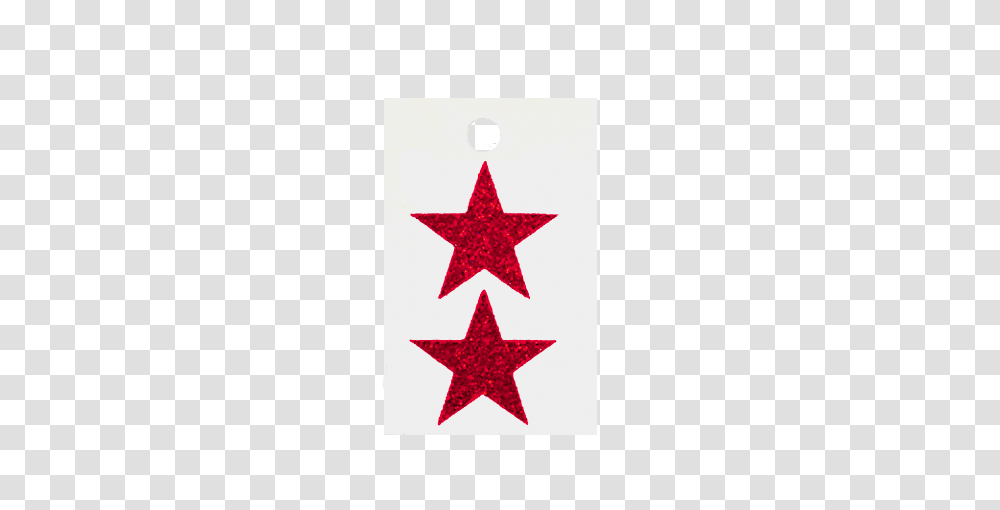 Pegable Star Glitter Stickers Red Pcs Per Sheet, Star Symbol Transparent Png