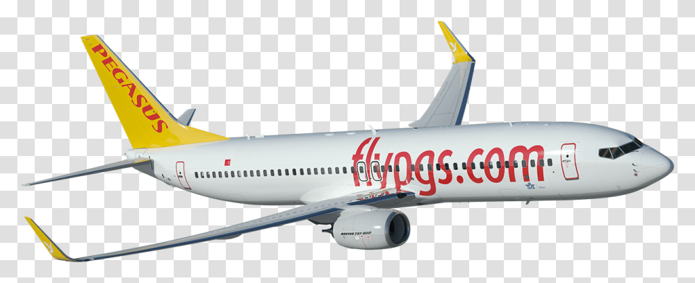 Pegasus Airline, Airplane, Aircraft, Vehicle, Transportation Transparent Png