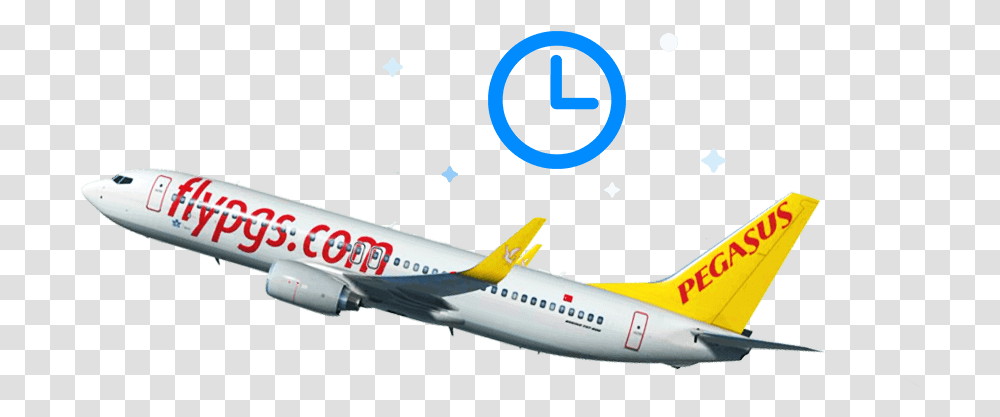 Pegasus Flight Delay Compensation Boeing 737 Next Generation, Airplane, Aircraft, Vehicle, Transportation Transparent Png