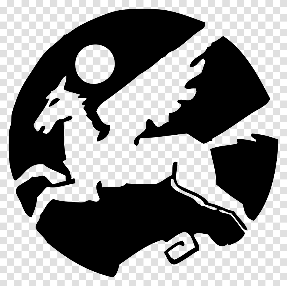 Pegasus Flying Horse Mythical Creature Lambang Kuda Terbang, Gray, World Of Warcraft Transparent Png