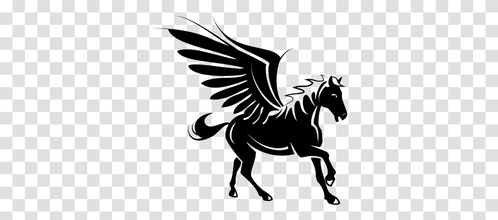 Pegasus, Gray, World Of Warcraft Transparent Png