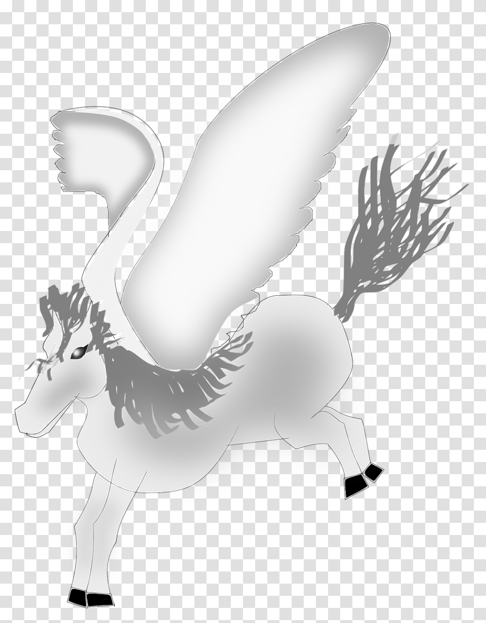 Pegasus, Mammal, Animal, Plant Transparent Png