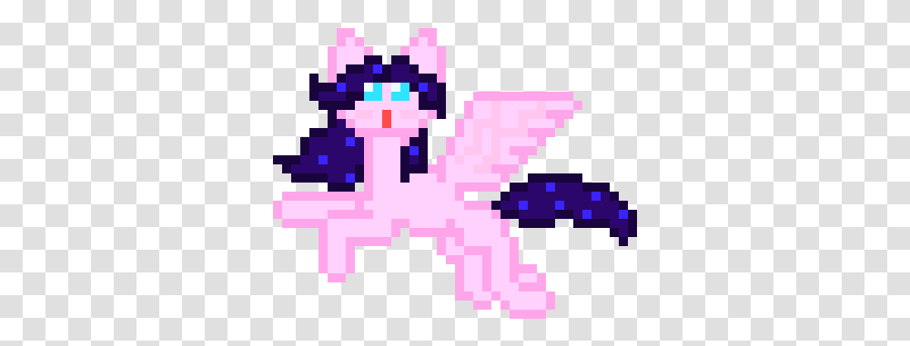Pegasus Pixel Art Maker Fictional Character, Purple, Rug, Text, Key Transparent Png
