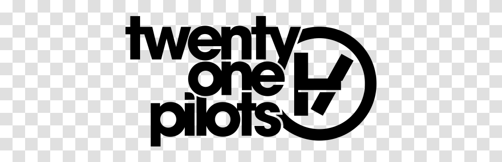 Pegatina Twenty One Pilots Quiet Is Viol Logo De Twenty One Pilots, Gray Transparent Png