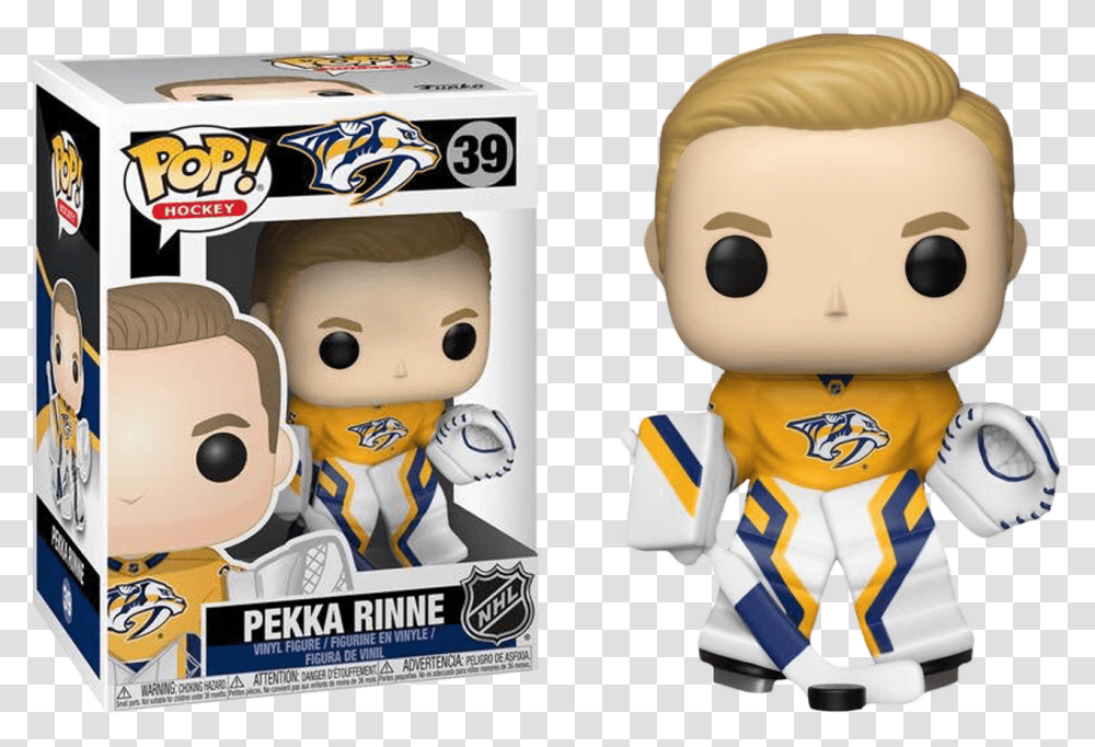 Pekka Rinne Nashville Predators Pop Vinyl Figure Pekka Rinne Funko Pop, Toy, Doll, Plush, Figurine Transparent Png