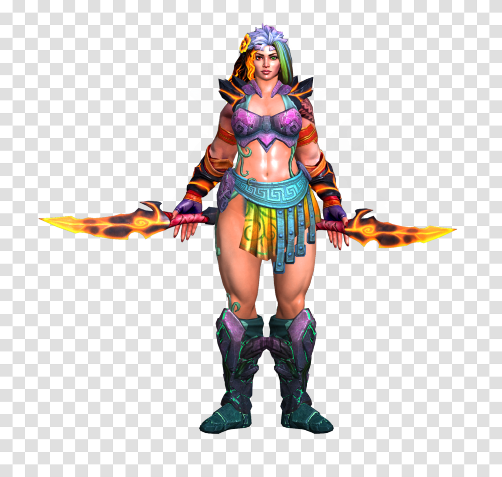 Pele And Terra Fused Smite, Costume, Toy, Person, Human Transparent Png