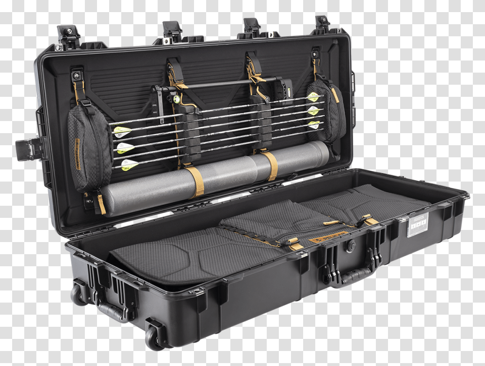 Pelican Air 1745 Bow Case Pelican 1745 Bow Case, Machine, Weapon, Armory, Car Trunk Transparent Png