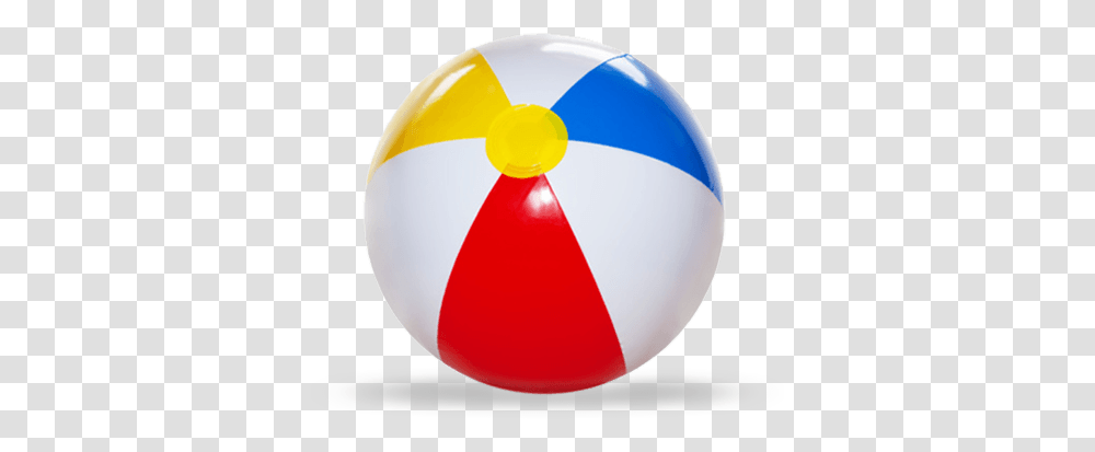 Pelota De Playa Blanca Roja Azul Transparente, Ball, Balloon Transparent Png