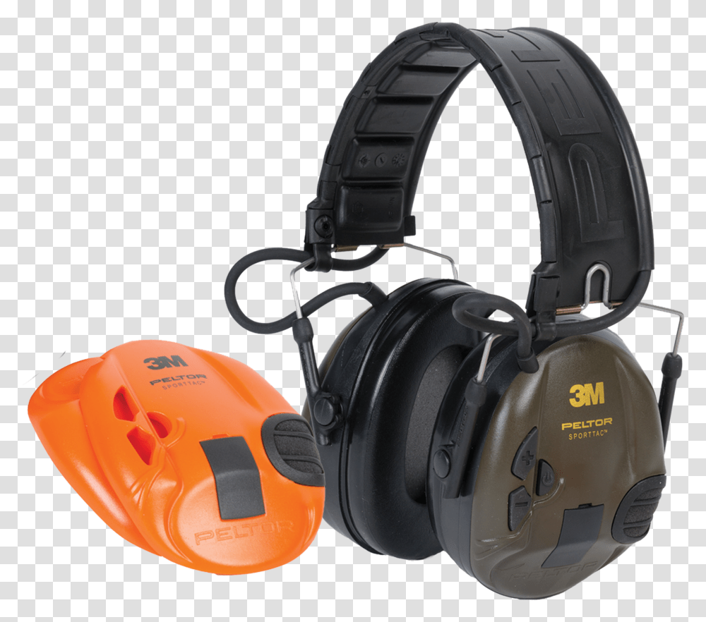 Peltor Sporttac Hunting Ear MuffsTitle 3m Peltor Peltor Sportac Ear Defenders, Helmet, Apparel, Electronics Transparent Png