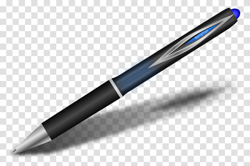 Pen Ballpoint Vector Graphic Pixabay Pen Clipart Background, Baton, Stick Transparent Png