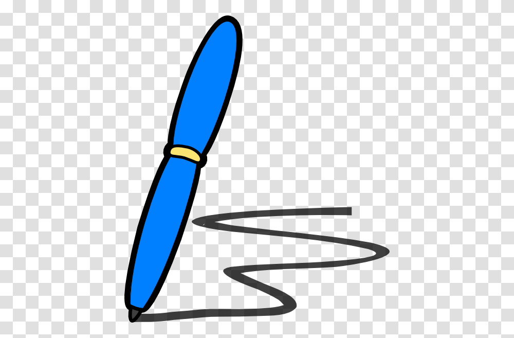 Pen Blue, Scissors, Blade, Weapon Transparent Png