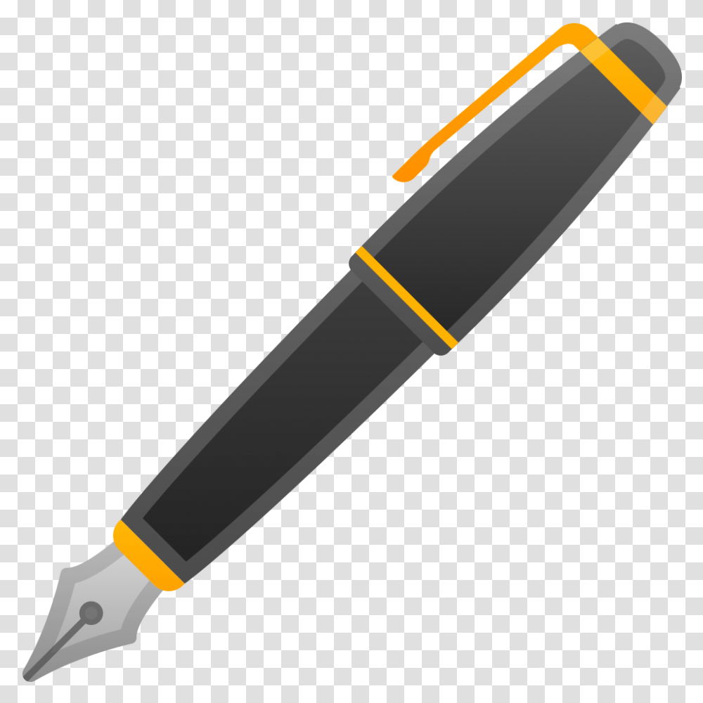 Pen Emoji, Fountain Pen Transparent Png