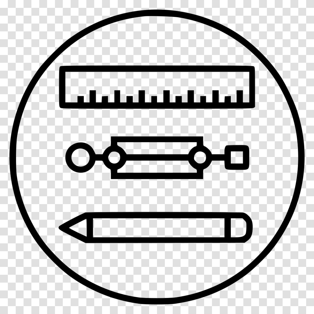 Pen Pencil Ruler Stationary Geometry Drawing Drawing, Label, First Aid Transparent Png
