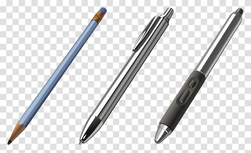 Pen Photo Pencil And Ballpens, Fountain Pen Transparent Png