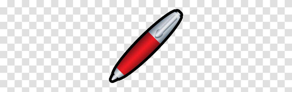 Pen Red Icon Soft Scraps Iconset Hopstarter, Weapon, Weaponry, Torpedo, Bomb Transparent Png